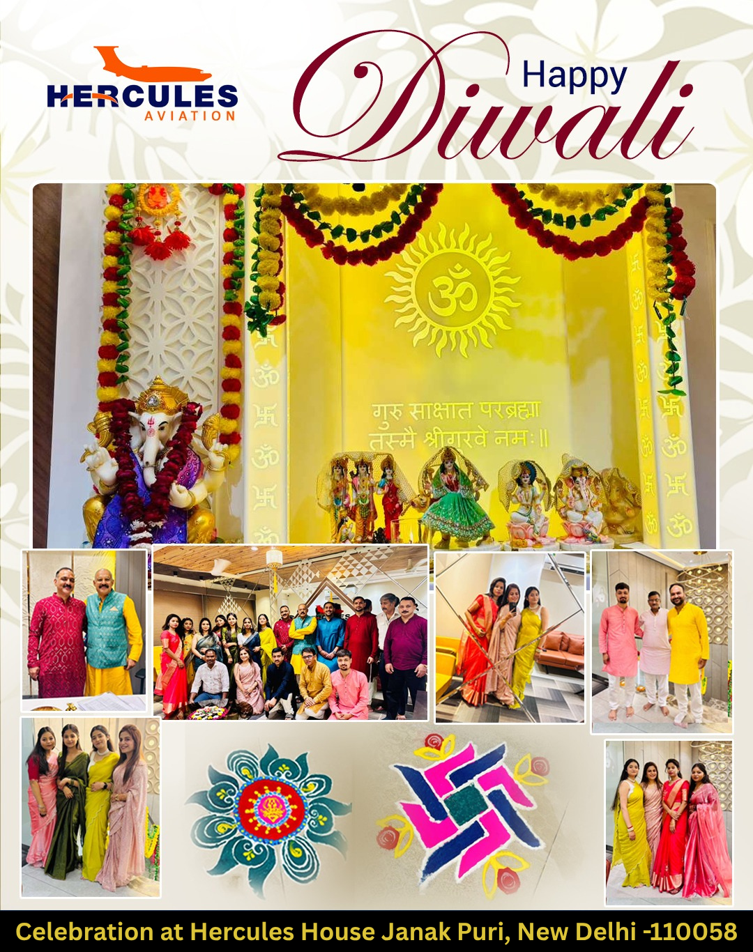 Diwali Celebration at Hercules House, Pankha Road, Janak Puri, New Delhi - 110058